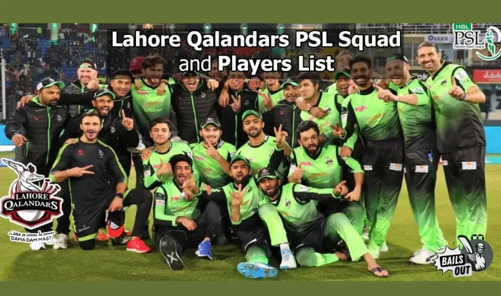 Lahore Qalandars PSL Players List 