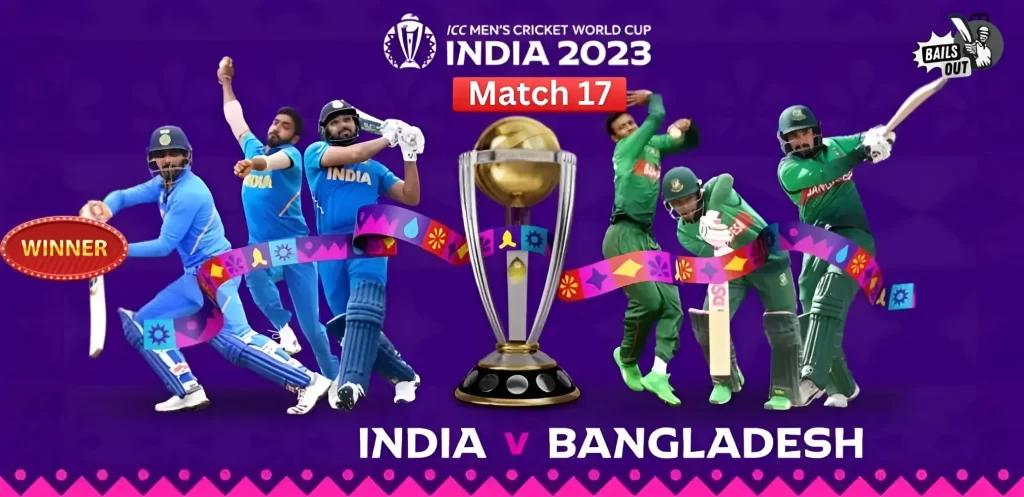 Who Won Bangladesh Vs India 17th Match of World Cup 2023 – 19 Oct Match Performance, Scores Updates
