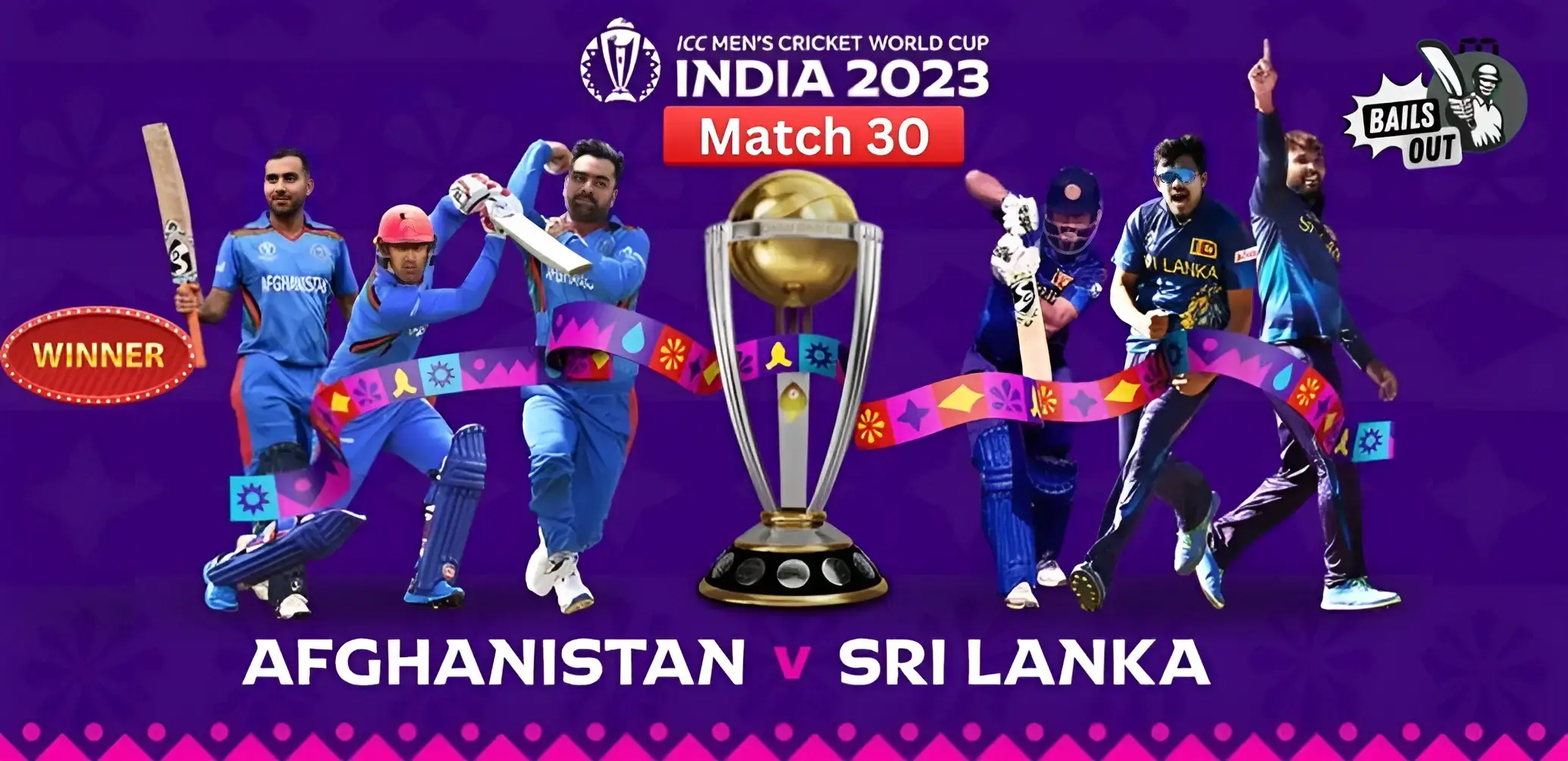 Who Won Afghanistan Vs Sri Lanka 30th Match of World Cup 2023 – 30 Oct Match Performance, Scores Updates