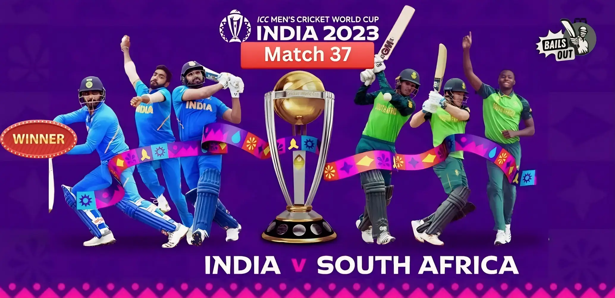 Who Won India Vs South Africa 37th Match of World Cup 2023 – 05 Nov Match Performance, Scores Updates
