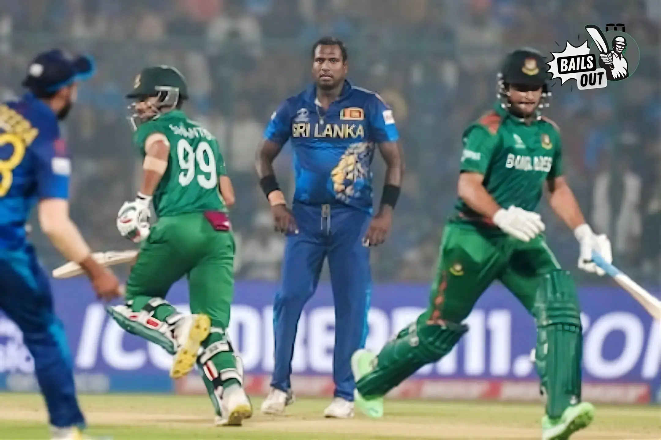 Bangladesh won the 38th match of the World Cup