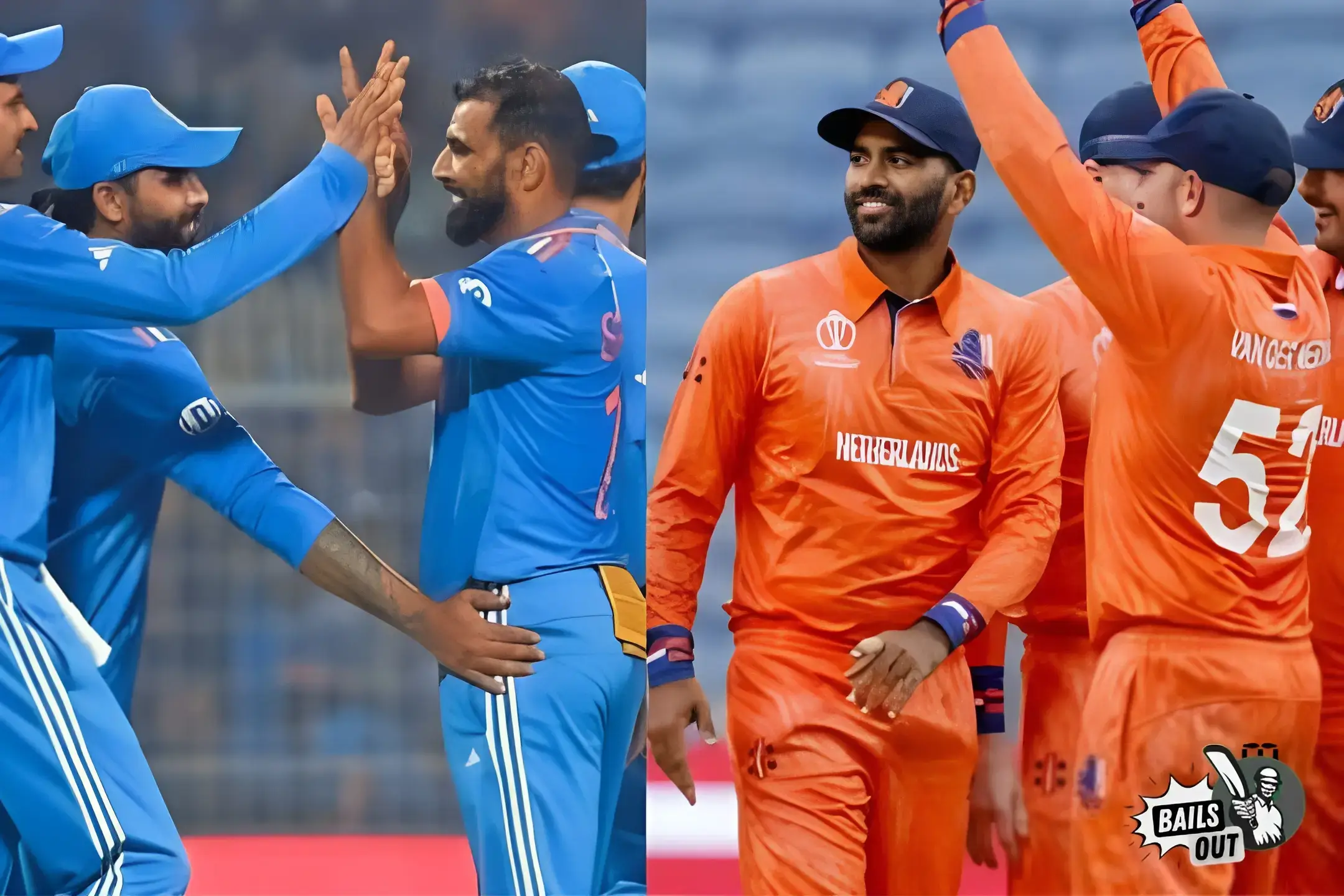 India vs Netherlands highlights, 45th match