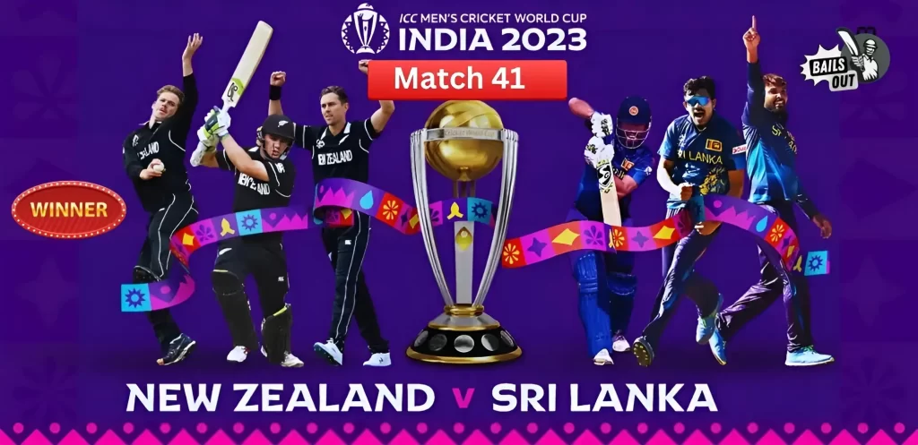 Who Won New Zealand Vs Sri Lanka 41st Match of World Cup 2023 – 09 Nov Match Performance, Scores Updates